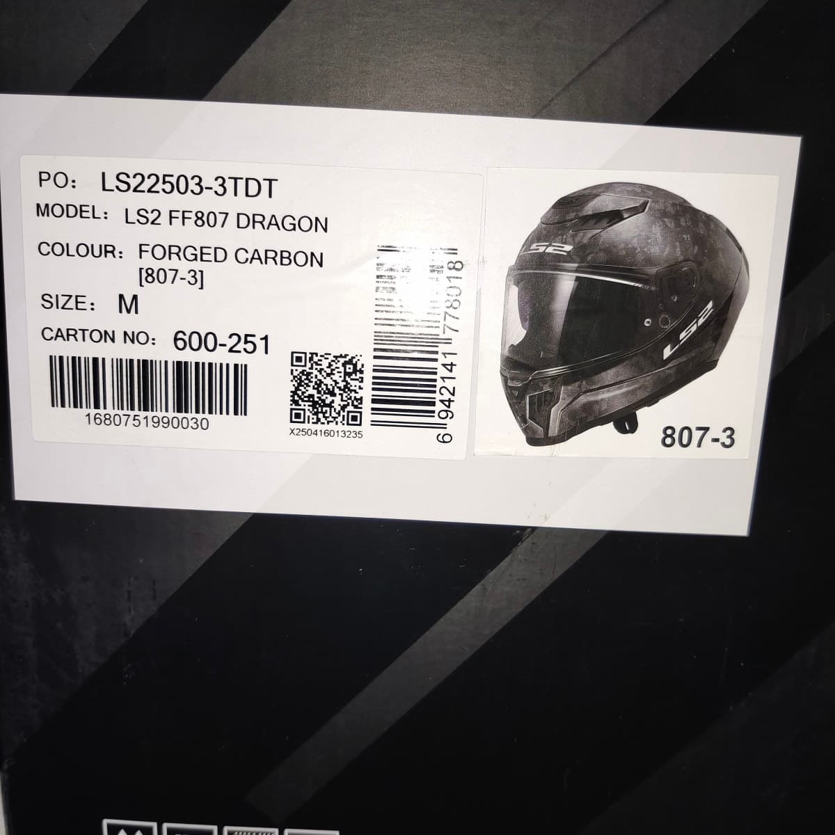 LS2 Dragon Forged Carbon