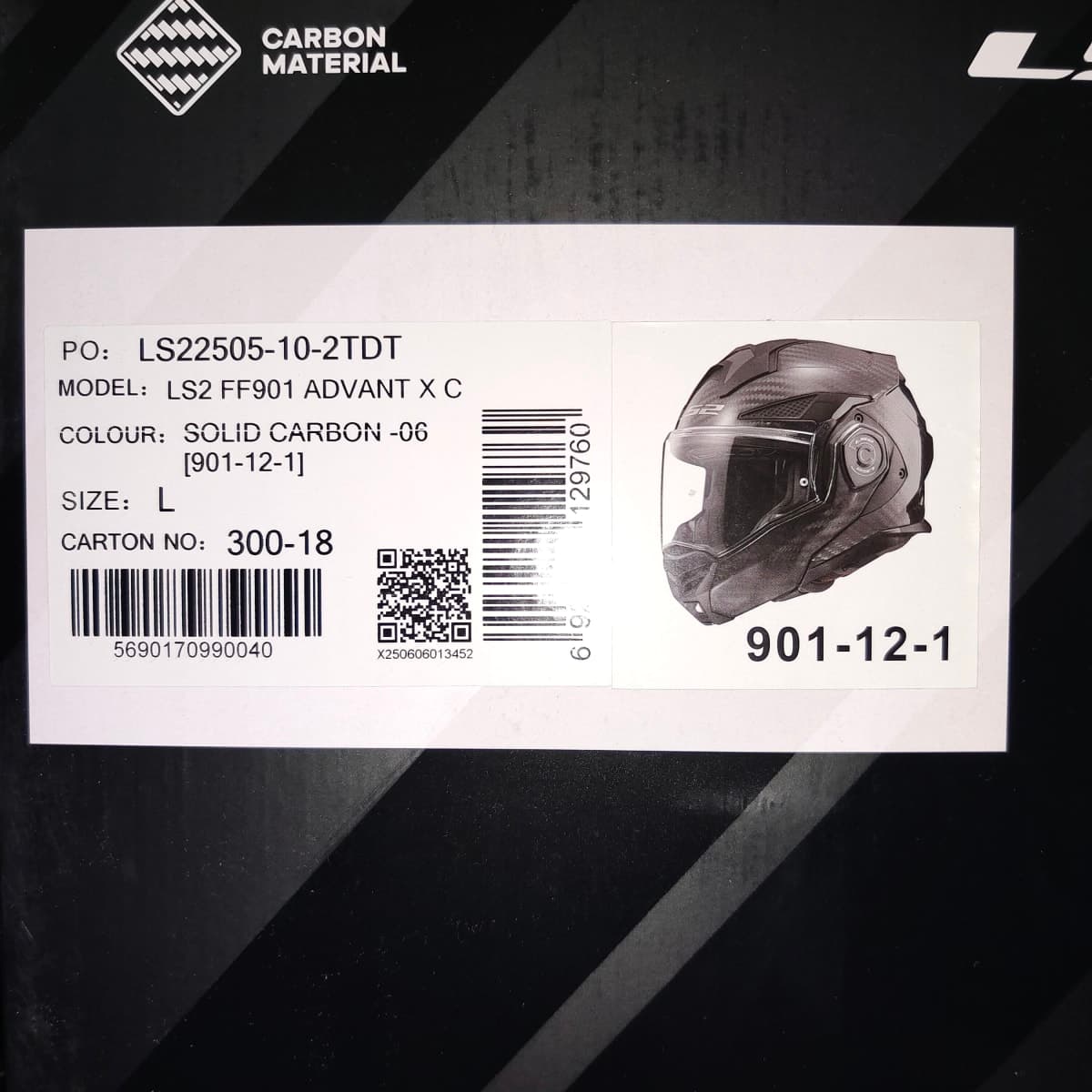 LS2 Advant X Carbon Solid