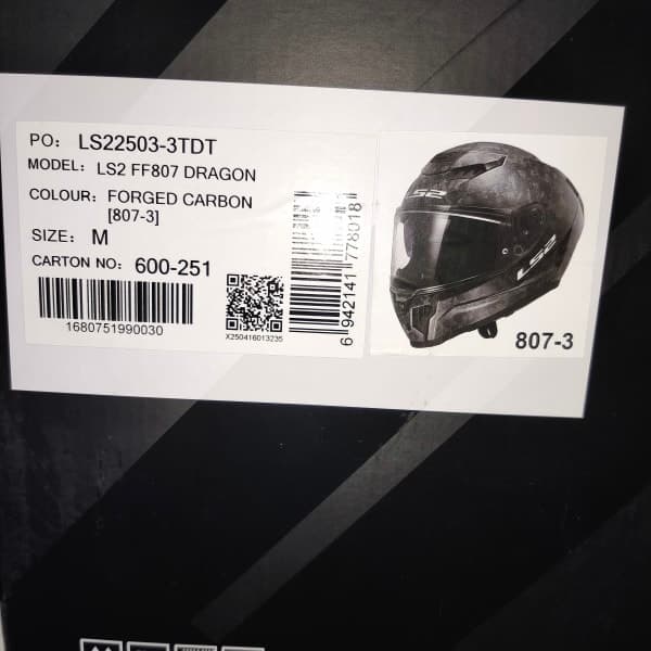 LS2 Dragon Forged Carbon - 1