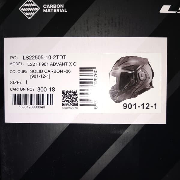 LS2 Advant X Carbon Solid - 1