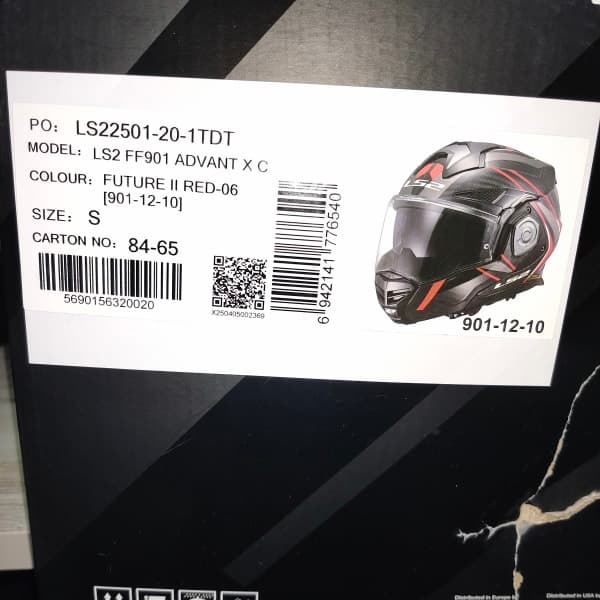 LS2 Advant X Carbon Future II Red - 1