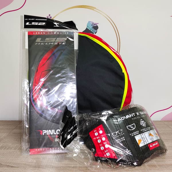 LS2 Advant X Carbon Future II Red - 2