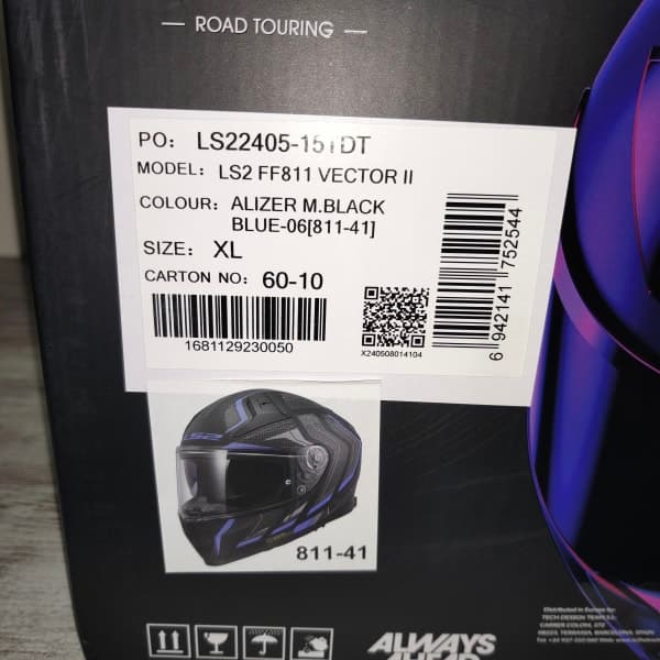 LS2 Vector II Alizer Matt Black - 7