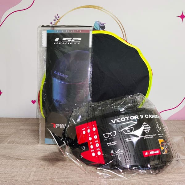 LS2 Vector II Carbon Gloss - 2