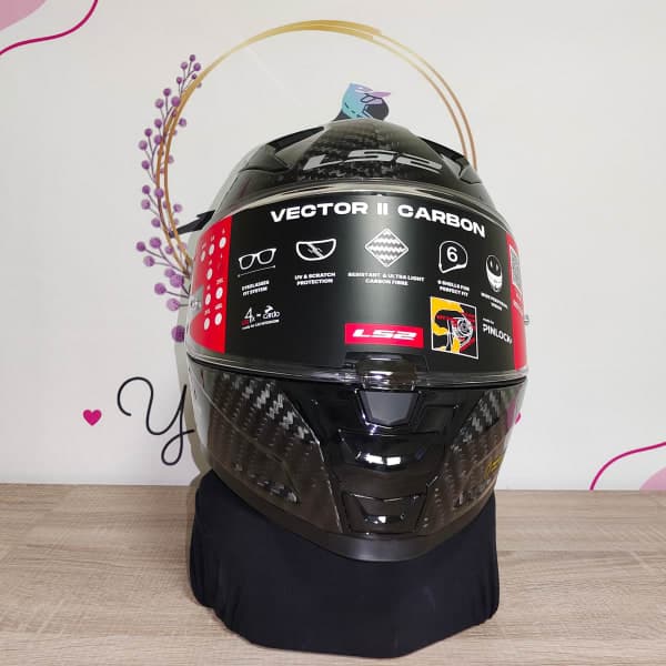 LS2 Vector II Carbon Gloss - 4
