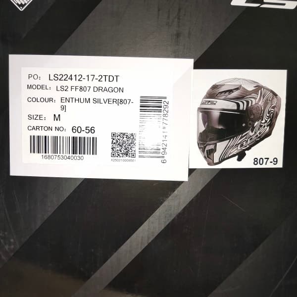 LS2 Dragon Enthum Silver - 7