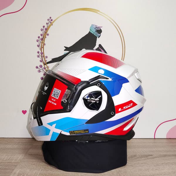 LS2 Advant X Nova White Blue - 6