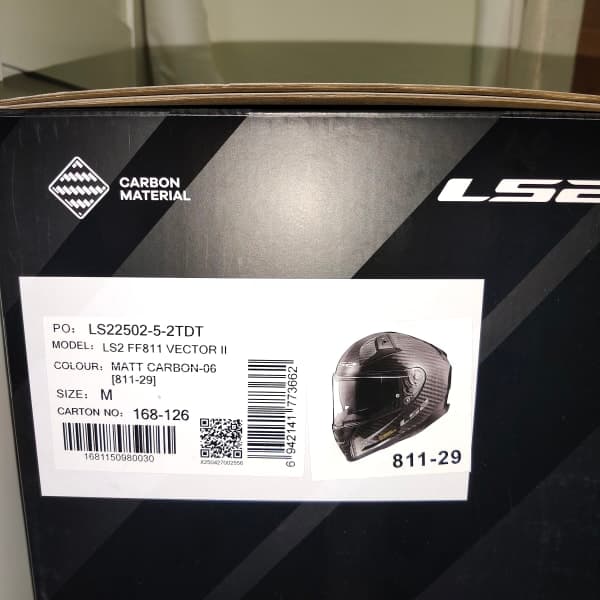 LS2 Vector II Matt Carbon - 7