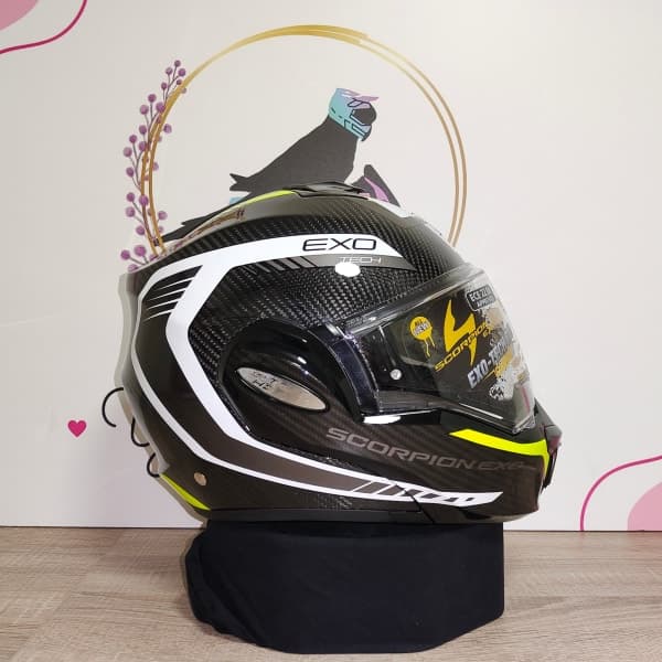 Scorpion Exo-Tech Evo Carbon Cosy Black Neon Yellow - 3