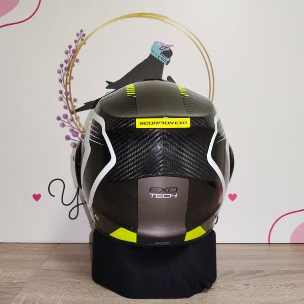 Scorpion Exo-Tech Evo Carbon Cosy Black Neon Yellow - 6