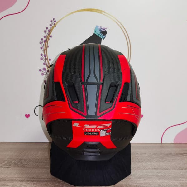 LS2 Dragon Subic Matt Red - 4