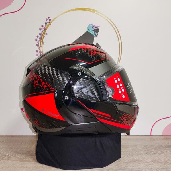 LS2 Advant II Astral Red - 4