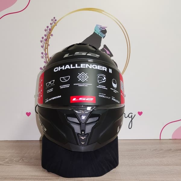 LS2 Challenger II Matt Black - 5