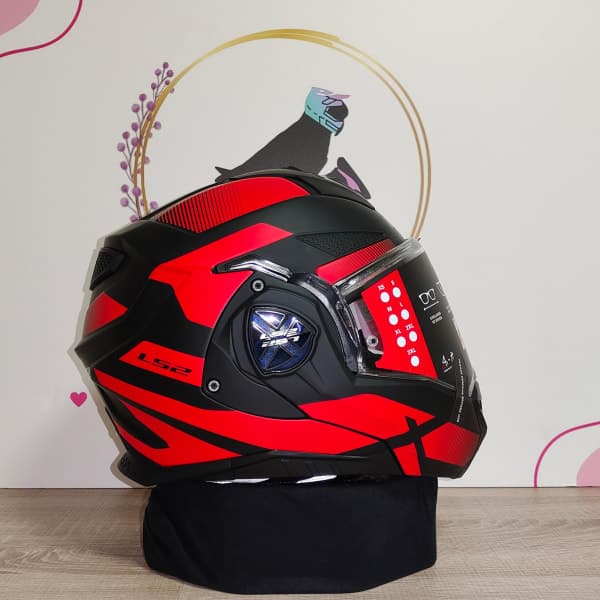 LS2 Advant X Matt Black Red - 3