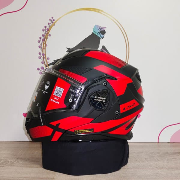 LS2 Advant X Matt Black Red - 5