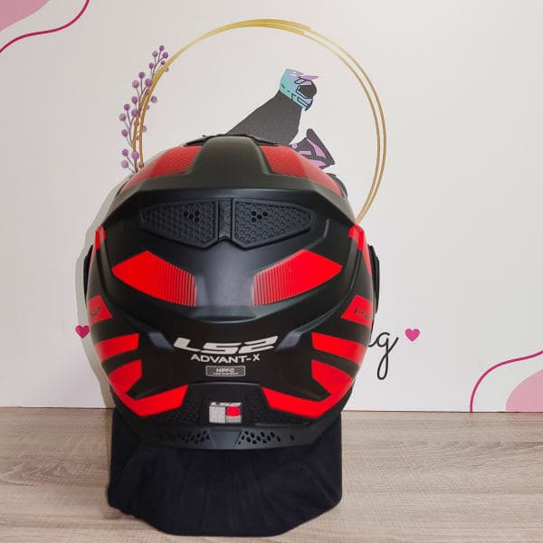 LS2 Advant X Matt Black Red - 6
