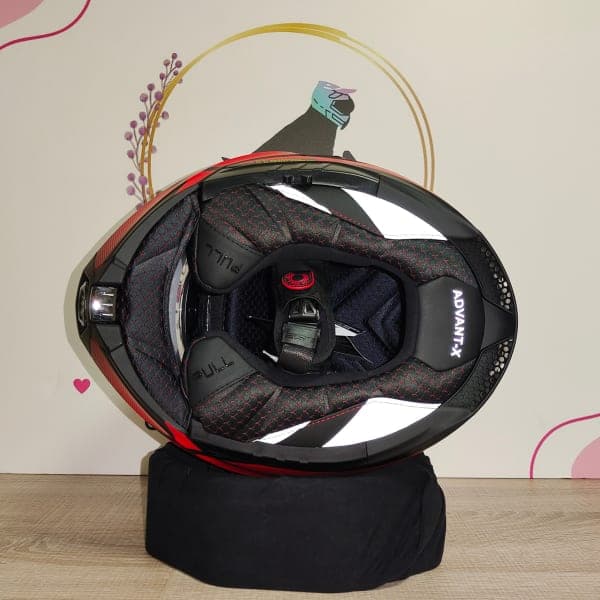 LS2 Advant X Matt Black Red - 8